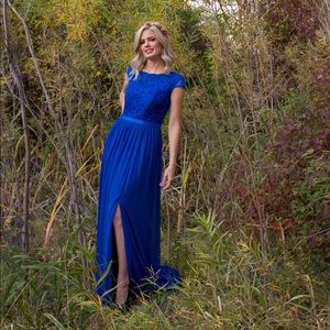 Royal Blue Bridesmaid Dress